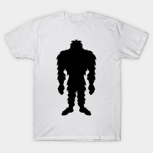 Funny Bigfoot Silhouette T-Shirt